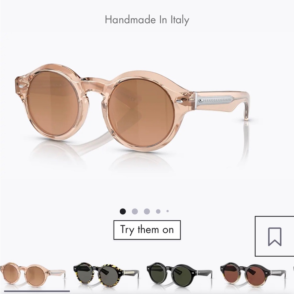 Oliver Peoples Sunglasses Cassavet Made in Italy